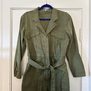 Alex Mill Expedition Jumpsuit in Washed Twill (with belt)